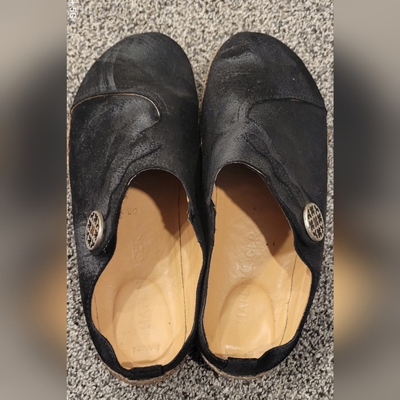 Haflinger Adventure in Black, Size 40  (US 9), Leather Ukraine Made Lagenlook - Picture 9 of 11
